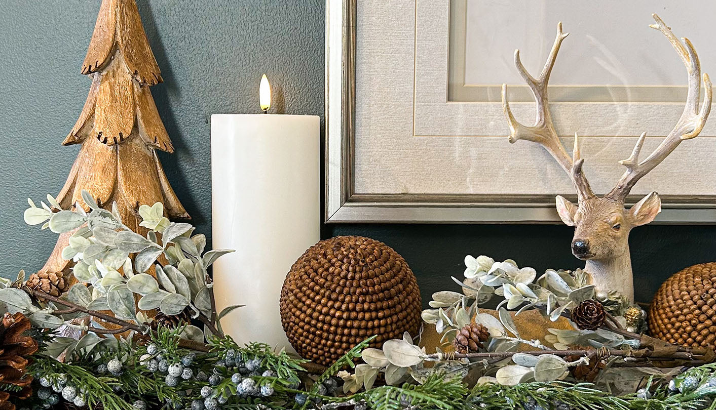 Three Looks for Your Holiday Mantle