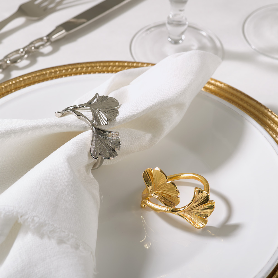 Gingko Napkin Ring