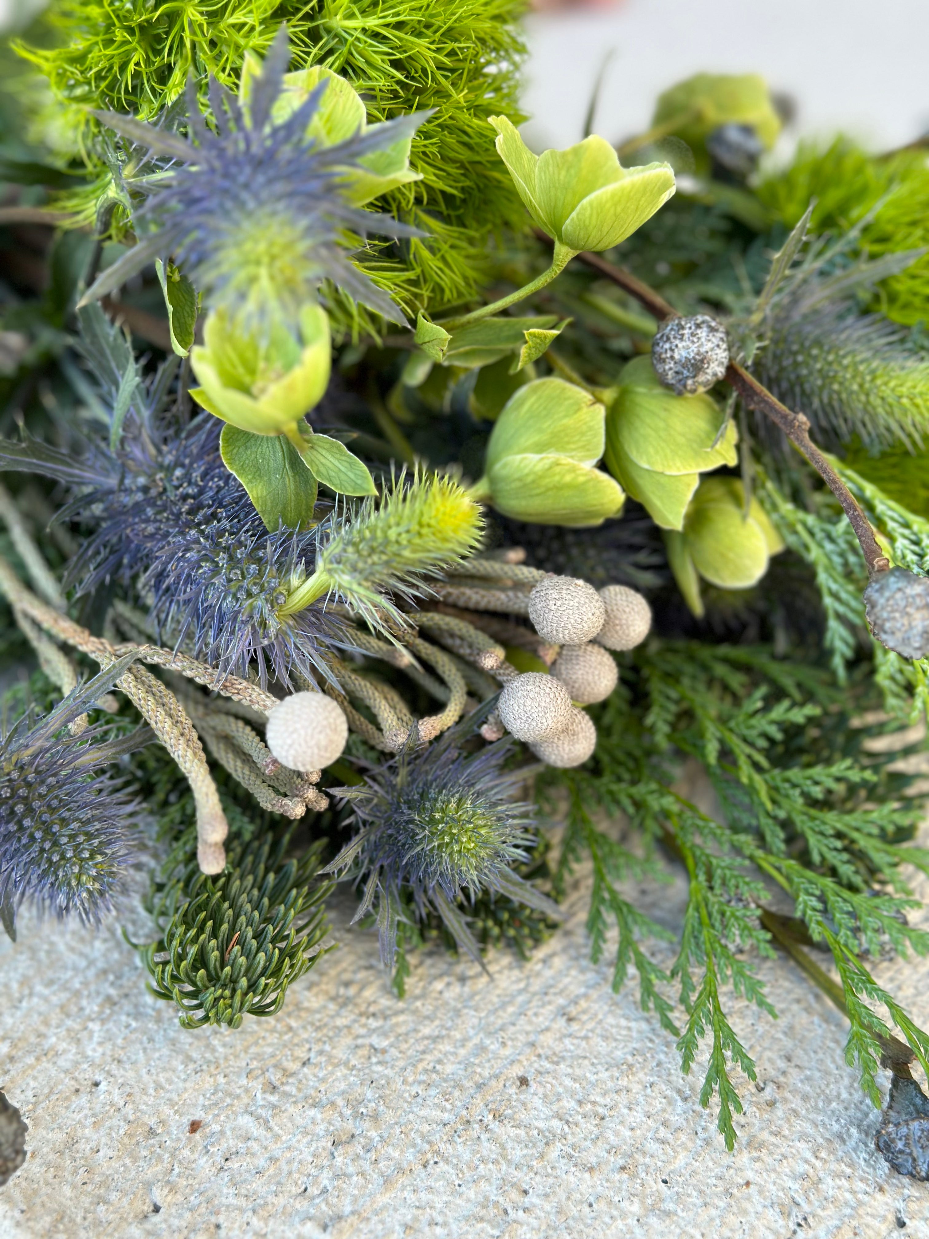 Mar Holiday Floral Centerpiece