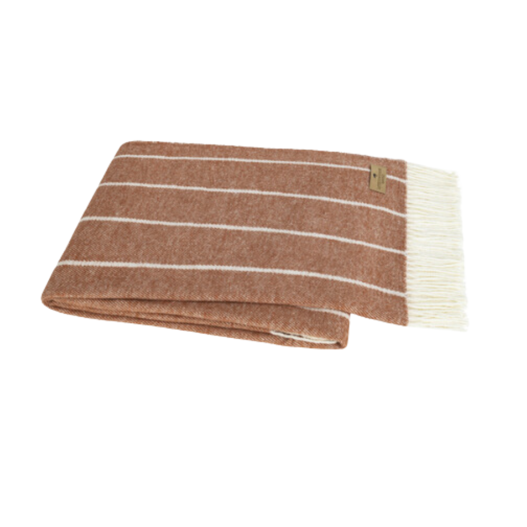 Fiji Stripe Throw Copper
