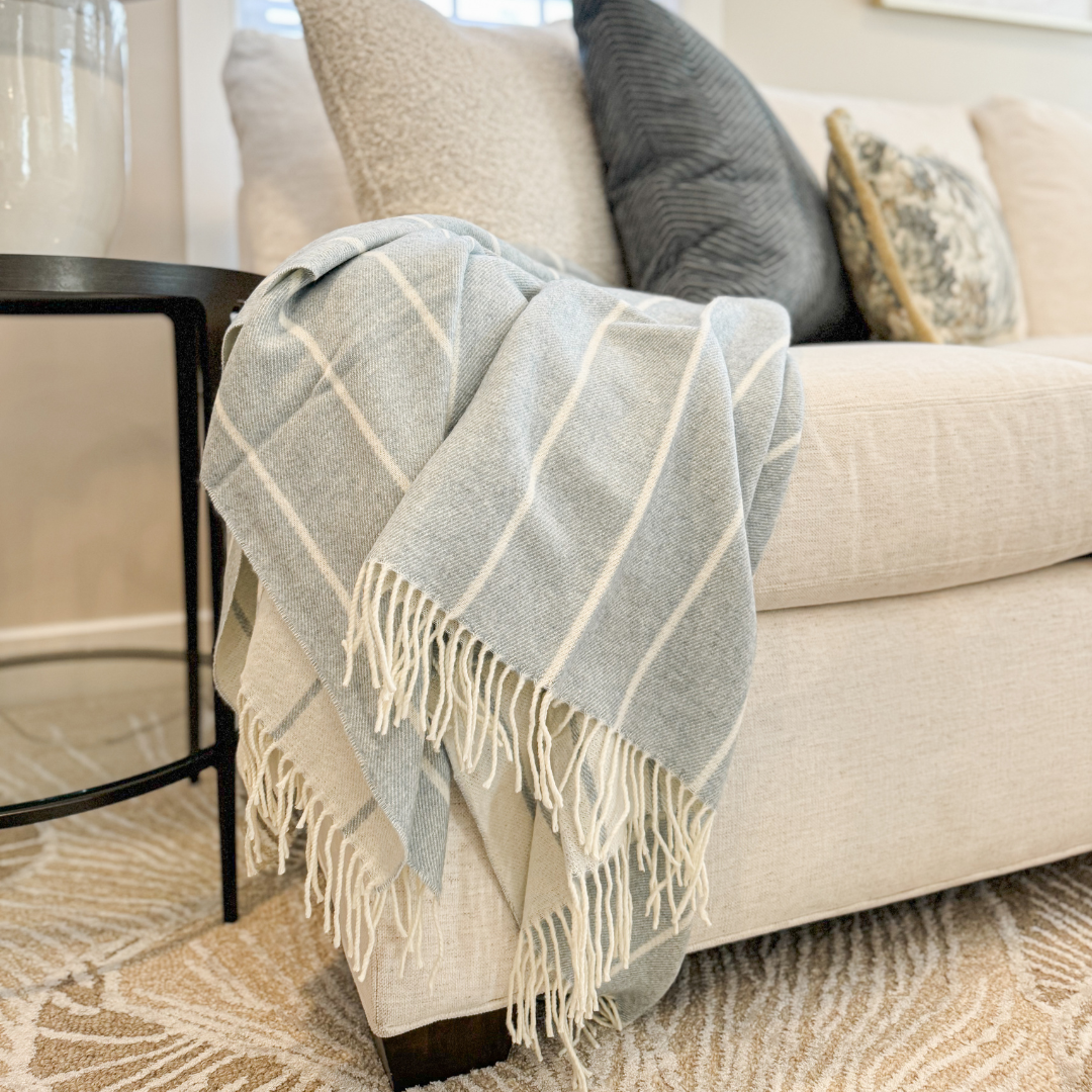 Fiji Stripe Throw Crystal
