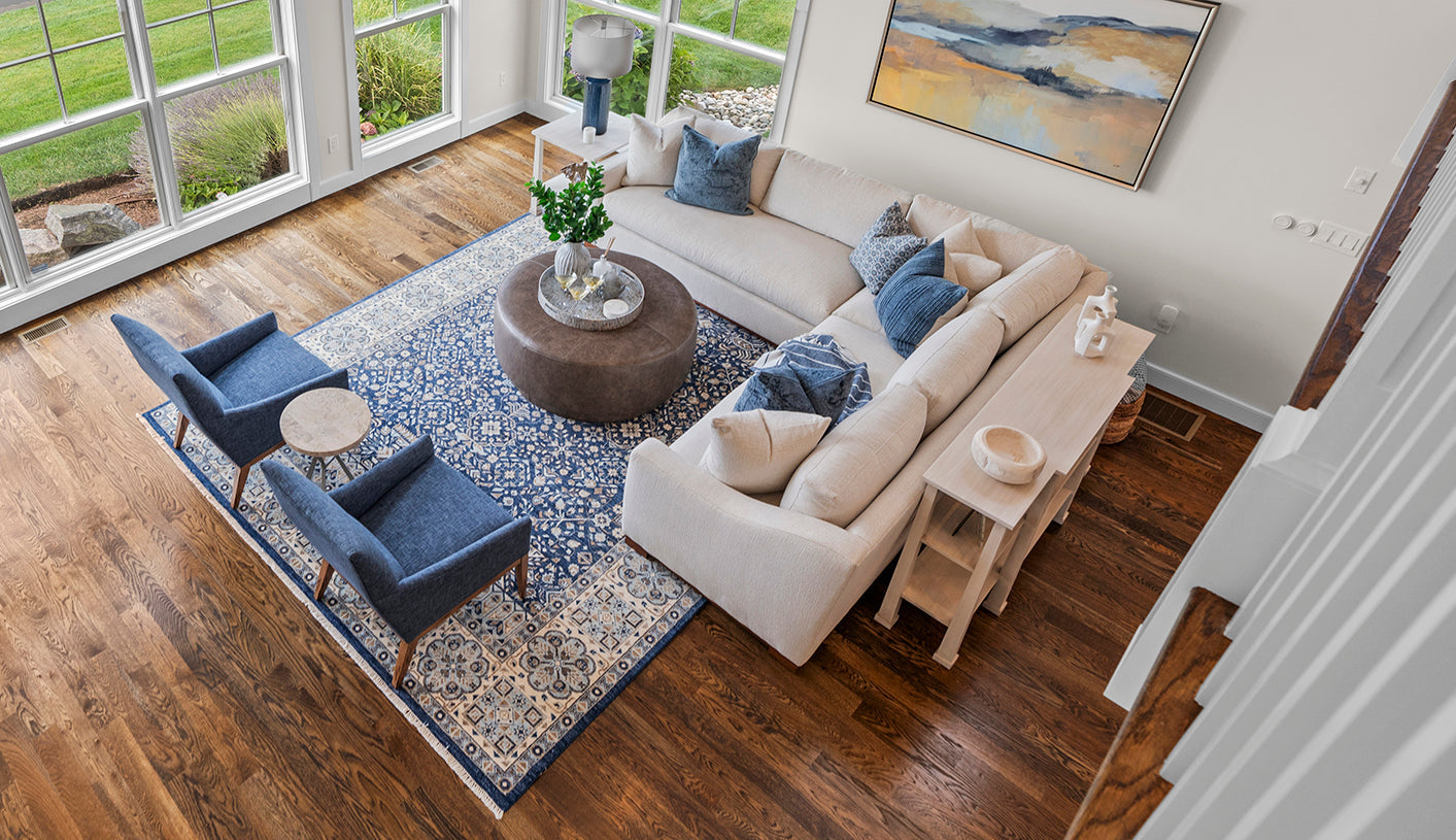 The Best Size Rug for Your Living Room